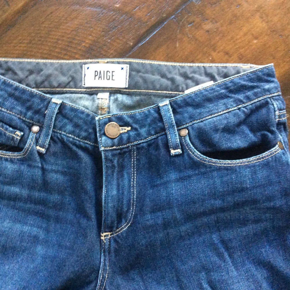 Paige Blue Jeans Actual Size 31 (label states 26)